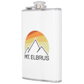 Mount Elbrus Russia Retro Heupfles (Links)