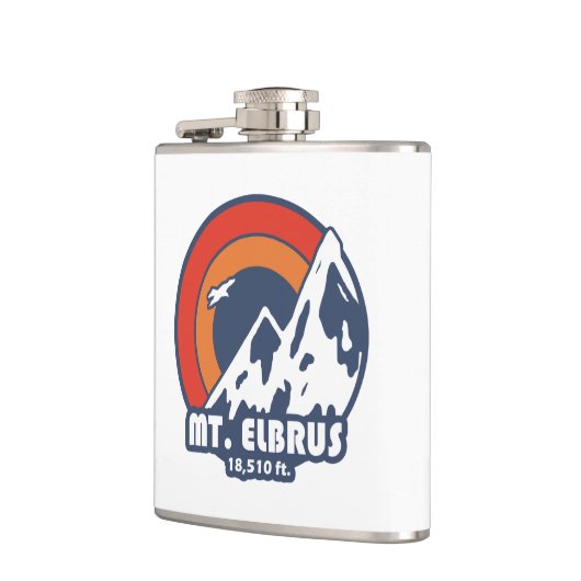 Mount Elbrus Russia Sun Eagle Heupfles (Links)