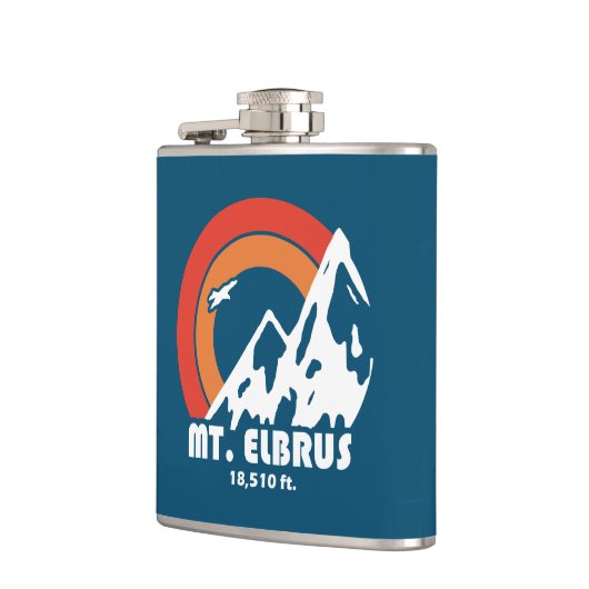 Mount Elbrus Russia Sun Eagle Heupfles (Links)