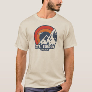 Mount Elbrus Russia Sun Eagle T-shirt