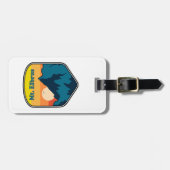 Mount Elbrus Russia Sunrise Bagagelabel (Voorkant horizontaal)