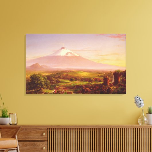 Mount Etna Canvas Afdruk (Insitu (Woonkamer))