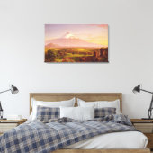 Mount Etna Canvas Afdruk (Insitu (Slaapkamer))