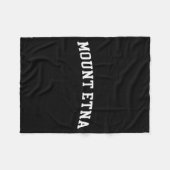 Mount Etna  Fleece Deken (Voorkant (Horizontaal))