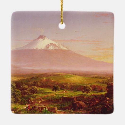 Mount Etna Keramisch Ornament (Achterkant)