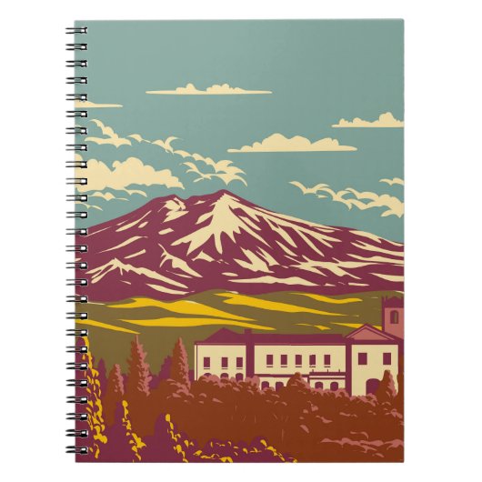 Mount Etna Notitieboek (Voorkant)