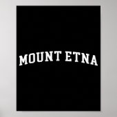 Mount Etna  Poster (Voorkant)