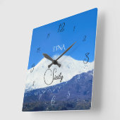 Mount Etna, Sicily Vierkante Klok (Hoek)