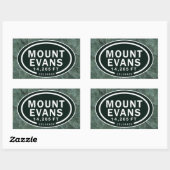 Mount Evans 14,265 FT CO Mountain Stickers (Vel)