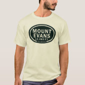 Mount Evans 14.265 FT CO Mountain T-Shirt (Voorkant)