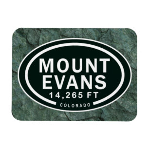 Mount Evans 14.265 FT Colorado Rocky Mountain Magneet