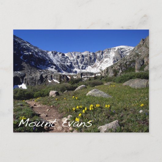 Mount Evans Briefkaart (Voorkant)