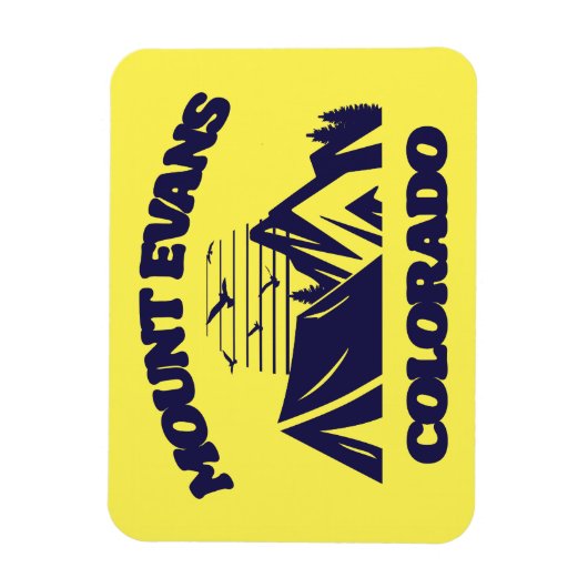 Mount Evans, Colorado Magneet (Verticaal)