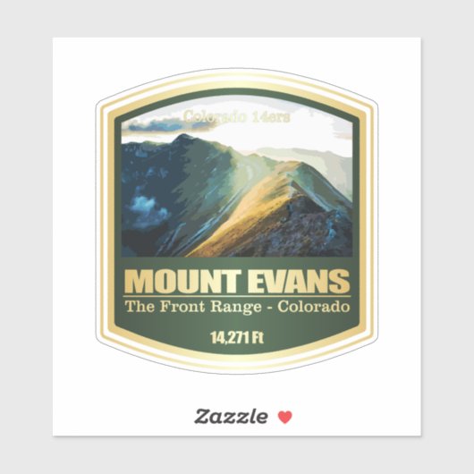 Mount Evans (PF) Sticker (Vel)