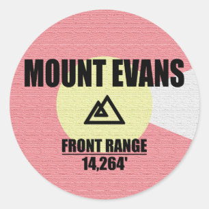Mount Evans Ronde Sticker