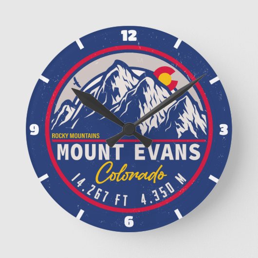 Mount Evans Wilderness 14er - Colorado-bergen Ronde Klok (Voorkant)