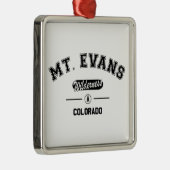 Mount Evans Wilderness Metalen Ornament (Rechts)