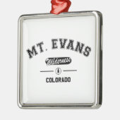 Mount Evans Wilderness Metalen Ornament (Links)