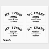 Mount Evans Wilderness Rechthoekige Sticker (Vel)