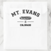 Mount Evans Wilderness Rechthoekige Sticker (Tas)