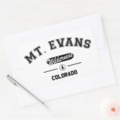 Mount Evans Wilderness Rechthoekige Sticker (Envelop)