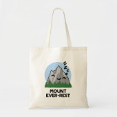 Mount Ever-rest Funny Sleeping Mountain Pun Tote Bag (Voorkant)