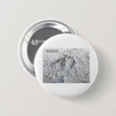 Mount Everest 3D Map met Labels Ronde Button 5,7 Cm (Voorkant /achterkant)