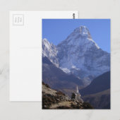 Mount Everest 4 Briefkaart (Voorkant / Achterkant)