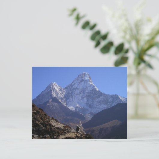 Mount Everest 4 Briefkaart (Staand voorkant)