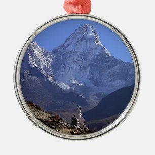 Mount Everest 4 Metalen Ornament