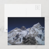 Mount Everest 5 Briefkaart (Voorkant / Achterkant)