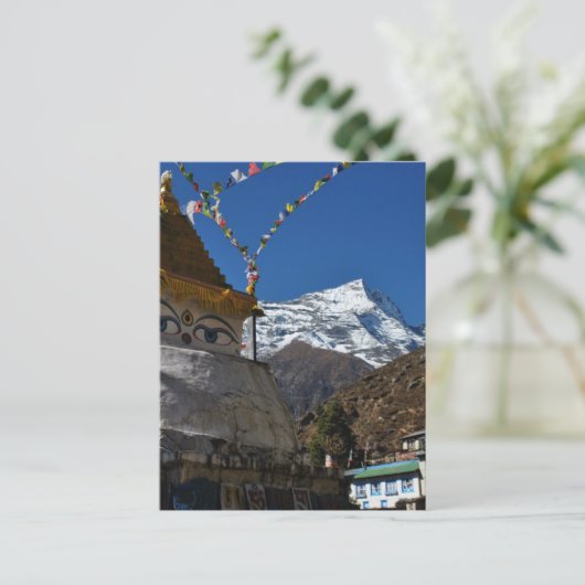Mount Everest 8 Briefkaart (Staand voorkant)