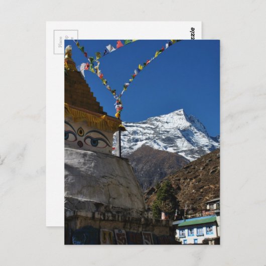 Mount Everest 8 Briefkaart (Voorkant / Achterkant)