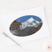 Mount Everest 8 Ovale Sticker (Envelop)