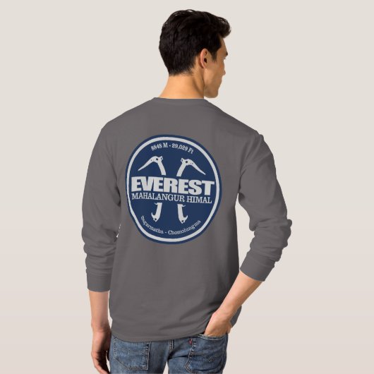 Mount Everest (assen 2) T-shirt (Achterkant volledig)