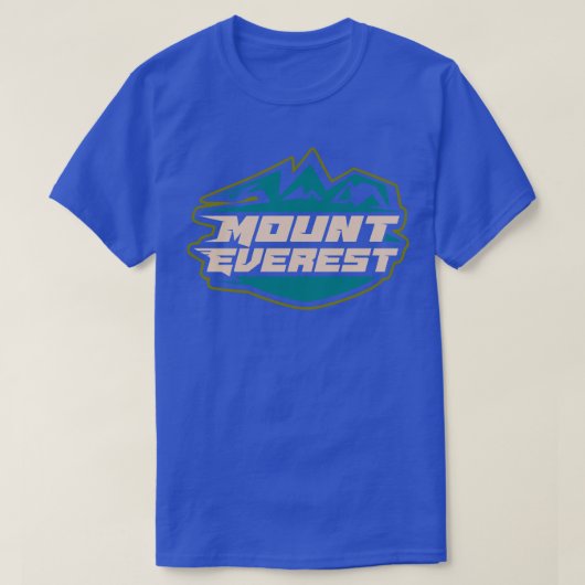 Mount Everest badge embleem T-shirt (Design voorkant)