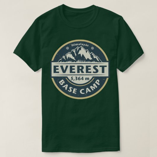 Mount Everest Base Camp 2 T-shirt (Design voorkant)