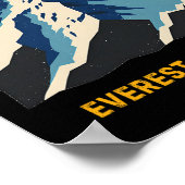 Mount Everest Basiskamp Himalaya Berg Wandel Cl Poster (Hoek)