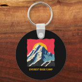 Mount Everest Basiskamp Himalaya Berg Wandel Cl Sleutelhanger (Voorkant)