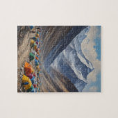 Mount Everest basiskamp, Nepal Legpuzzel (Horizontaal)