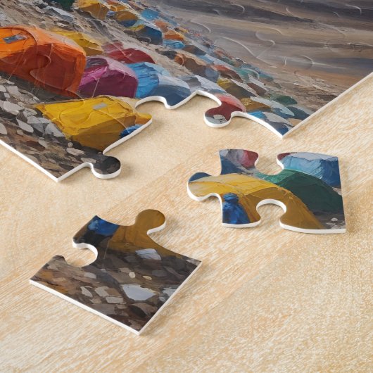 Mount Everest basiskamp, Nepal Legpuzzel (Zijkant)