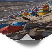 Mount Everest basiskamp, Nepal Poster (Hoek)