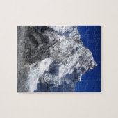 Mount Everest bergt abstract blauw Legpuzzel (Horizontaal)