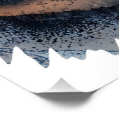 Mount Everest bij zonsondergang Perfect Poster (Hoek)