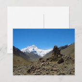 Mount Everest Briefkaart (Voorkant / Achterkant)