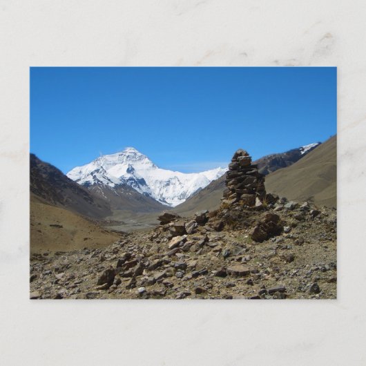 Mount Everest Briefkaart (Voorkant)
