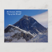 Mount Everest Briefkaart (Voorkant)