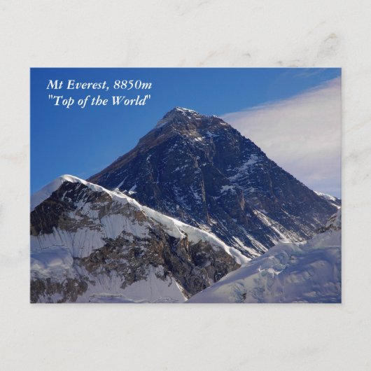 Mount Everest Briefkaart (Voorkant)