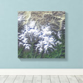 Mount Everest Canvas Afdruk (Insitu (Houten vloer))