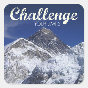 Mount Everest Challenge uw limieten Stickers